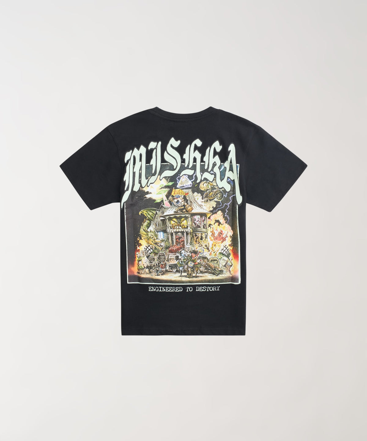 Reason Clothing Latest | Mishka Haunted Short Sleeve Tee - Black