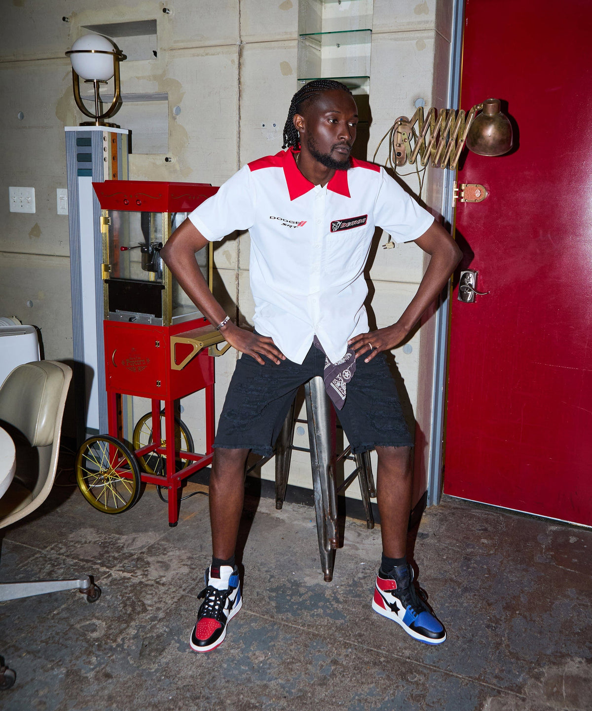 Reason Clothing Trusted | Destroyed Denim Shorts