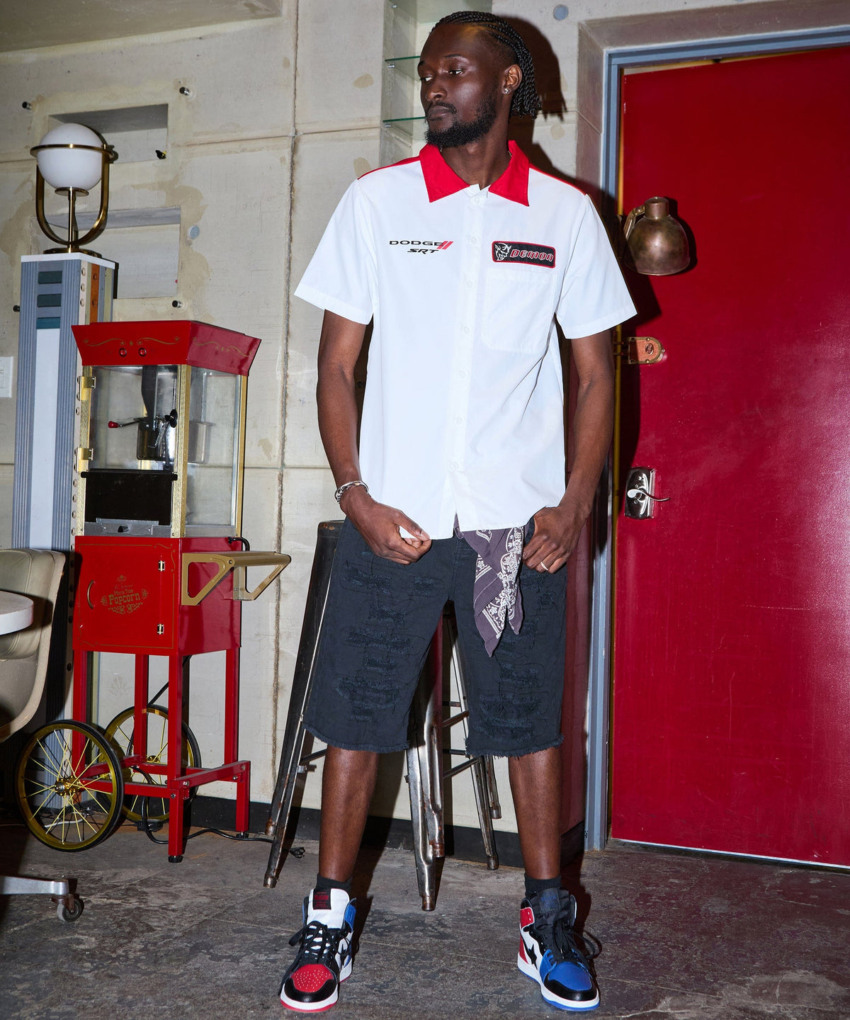 Reason Clothing Trusted | Destroyed Denim Shorts