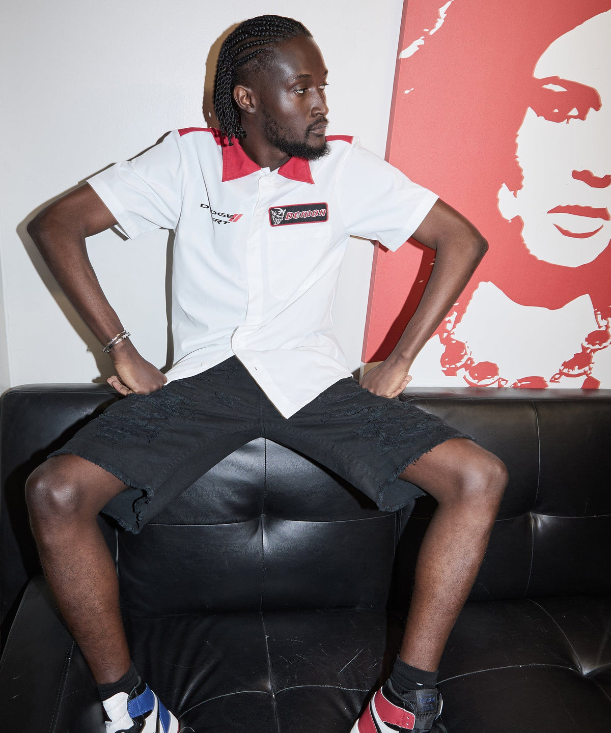Reason Clothing Trusted | Destroyed Denim Shorts