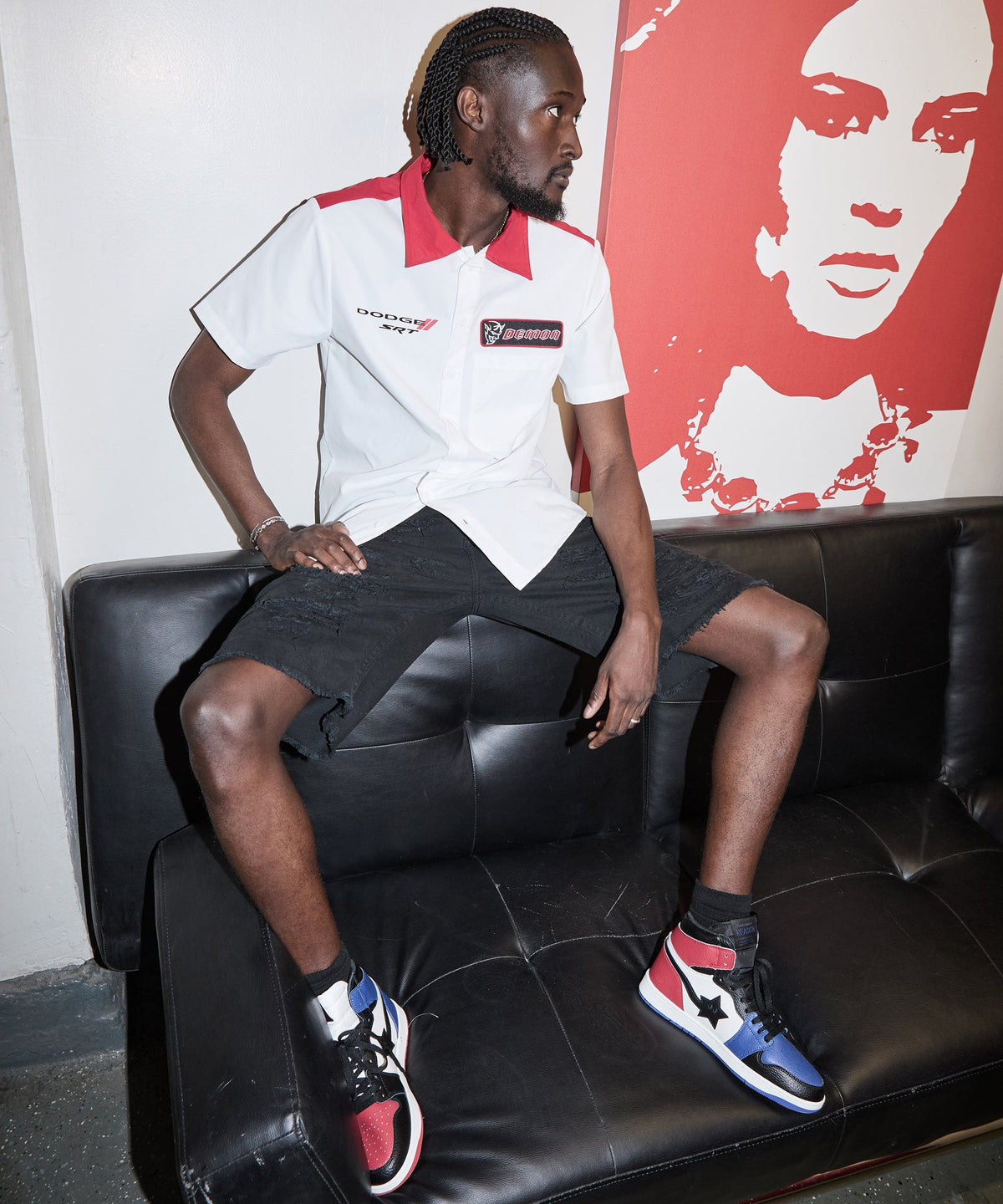 Reason Clothing Trusted | Destroyed Denim Shorts