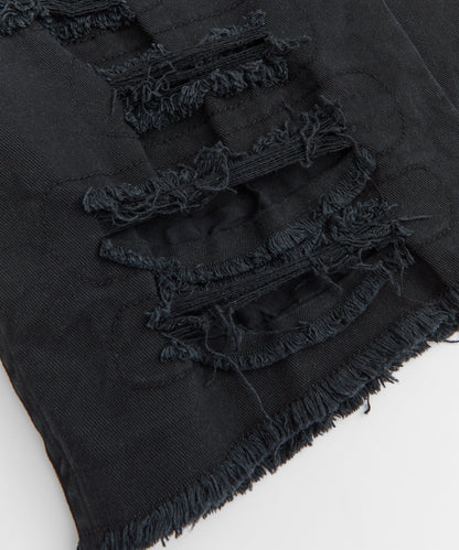 Reason Clothing Trusted | Destroyed Denim Shorts