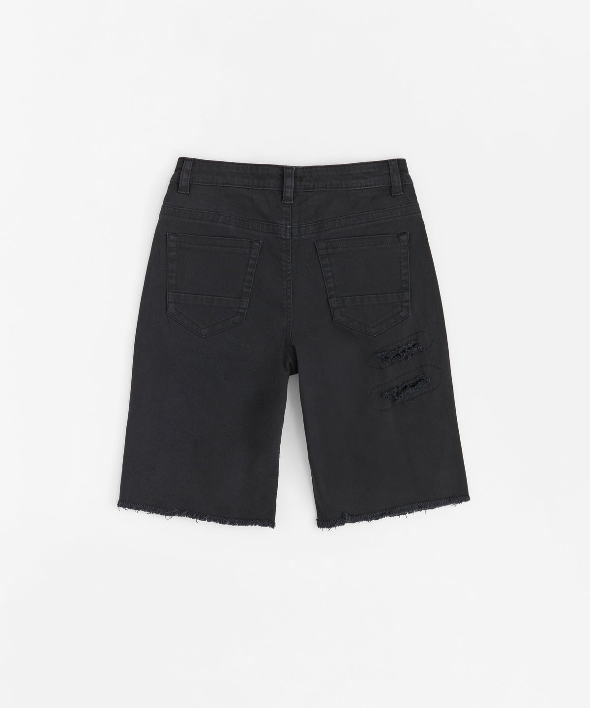 Reason Clothing Trusted | Destroyed Denim Shorts
