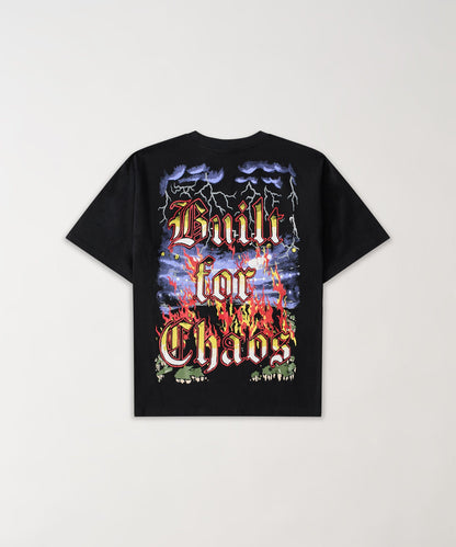 Reason Clothing Top Pick | Touchdown Skull Graphic Tee - Black