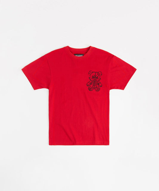 Reason Clothing Top Pick | Teddy Embroidered Tee - Red