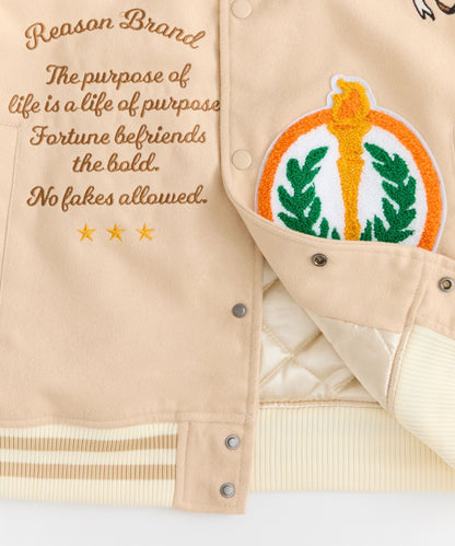 Reason Clothing Classic | Loyalty Varsity Jacket Pu