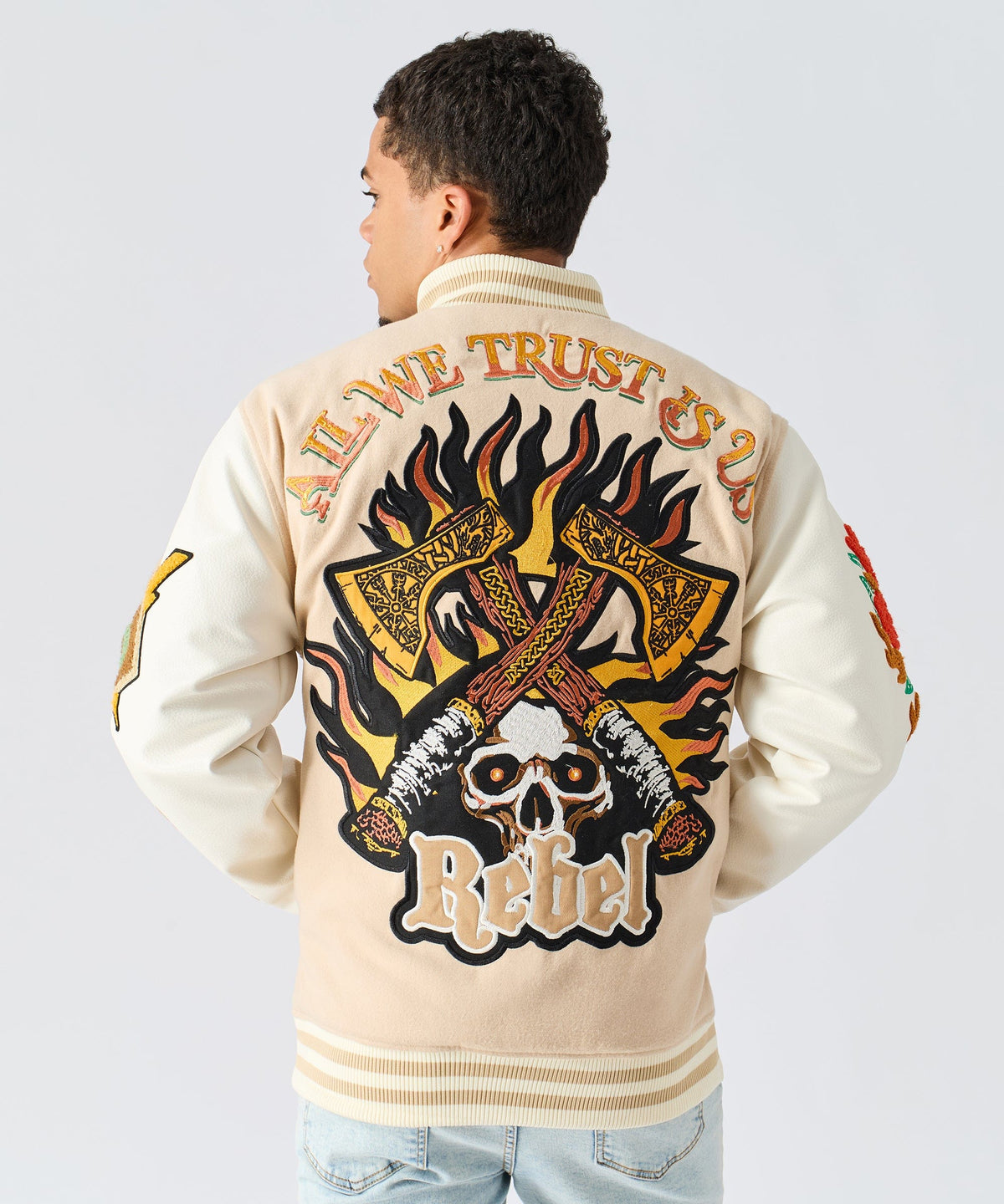 Reason Clothing Classic | Loyalty Varsity Jacket Pu