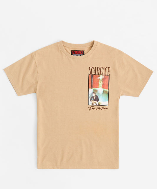Reason Clothing Premium | Scarface Embroidered The World Is Yours - Khaki