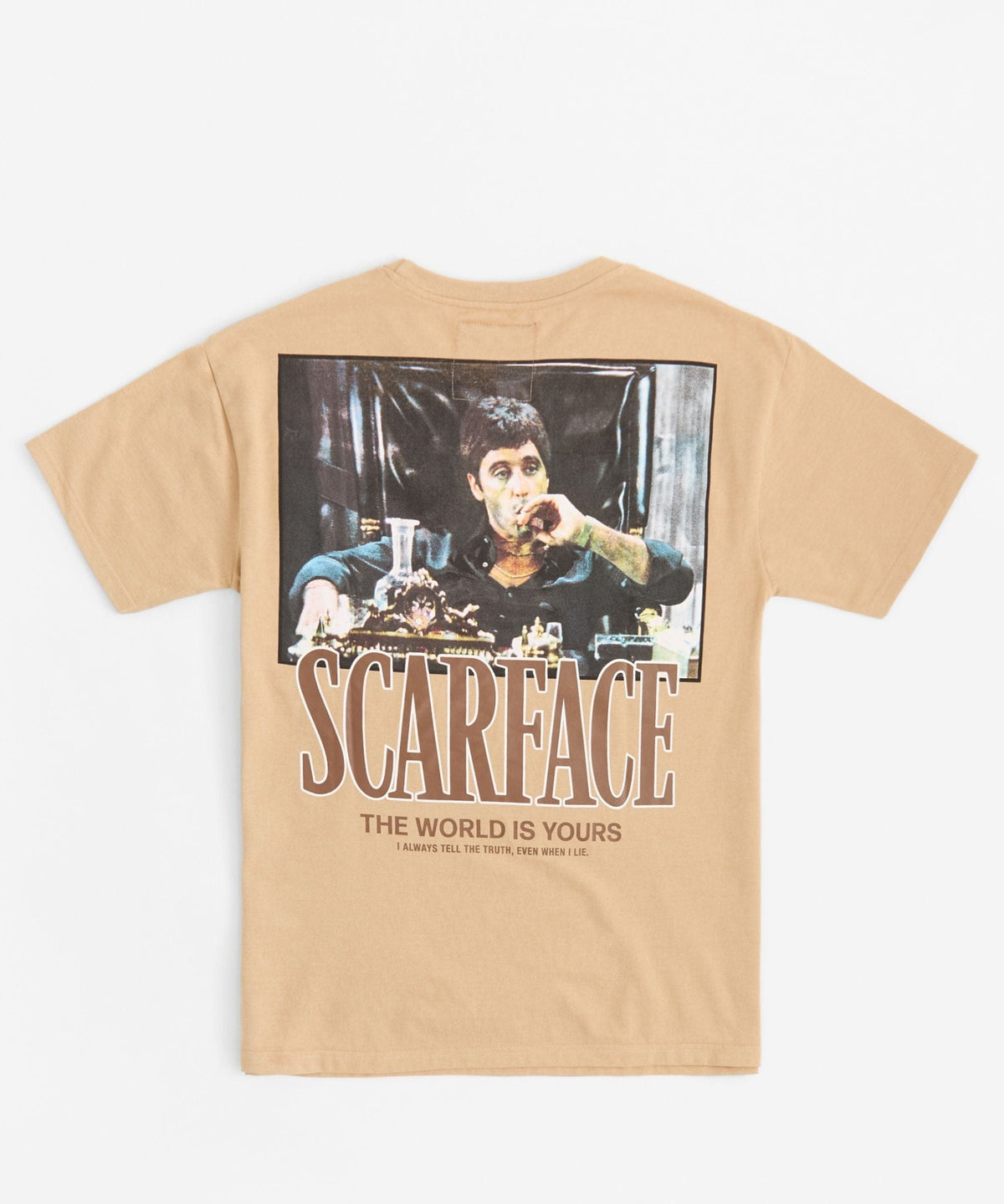 Reason Clothing Premium | Scarface Embroidered The World Is Yours - Khaki
