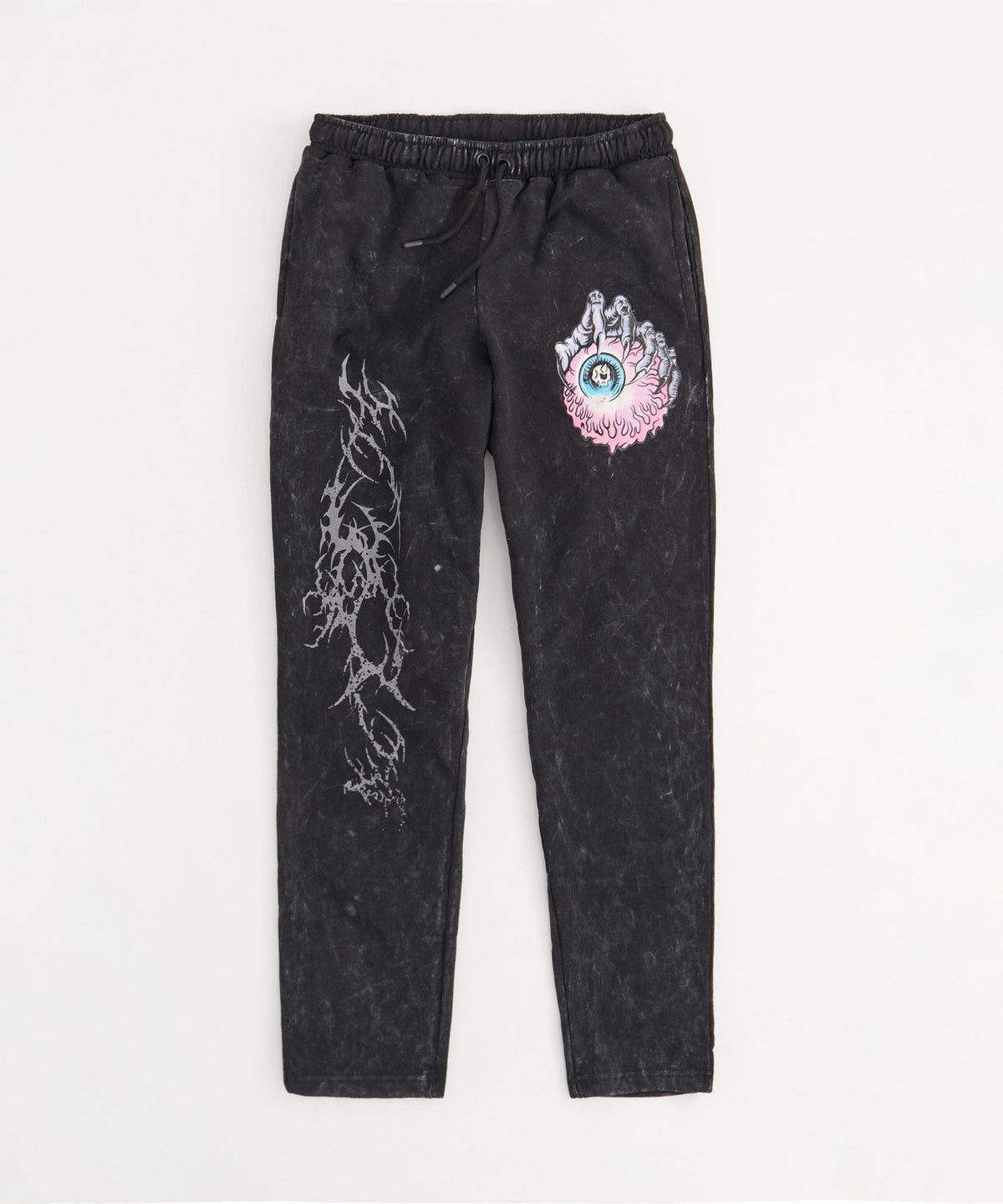 Reason Clothing Recommended | Mishka Hand Eye Washed Sweatpants - Black