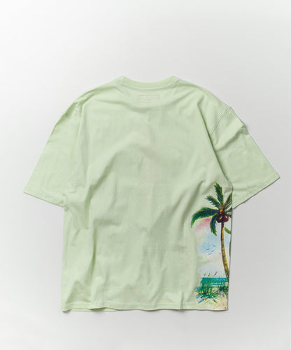 Reason Clothing Essential | Luckier We Become Box Tee - Olive Green