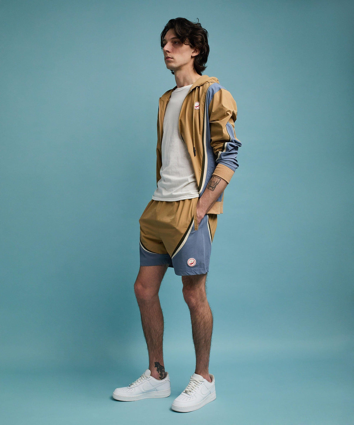 Reason Clothing Recommended | Tiebreaker ZIP Up Hoodie - Khaki