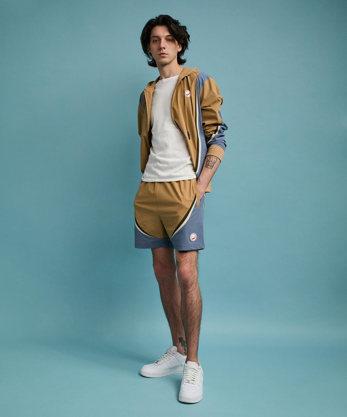 Reason Clothing Recommended | Tiebreaker ZIP Up Hoodie - Khaki
