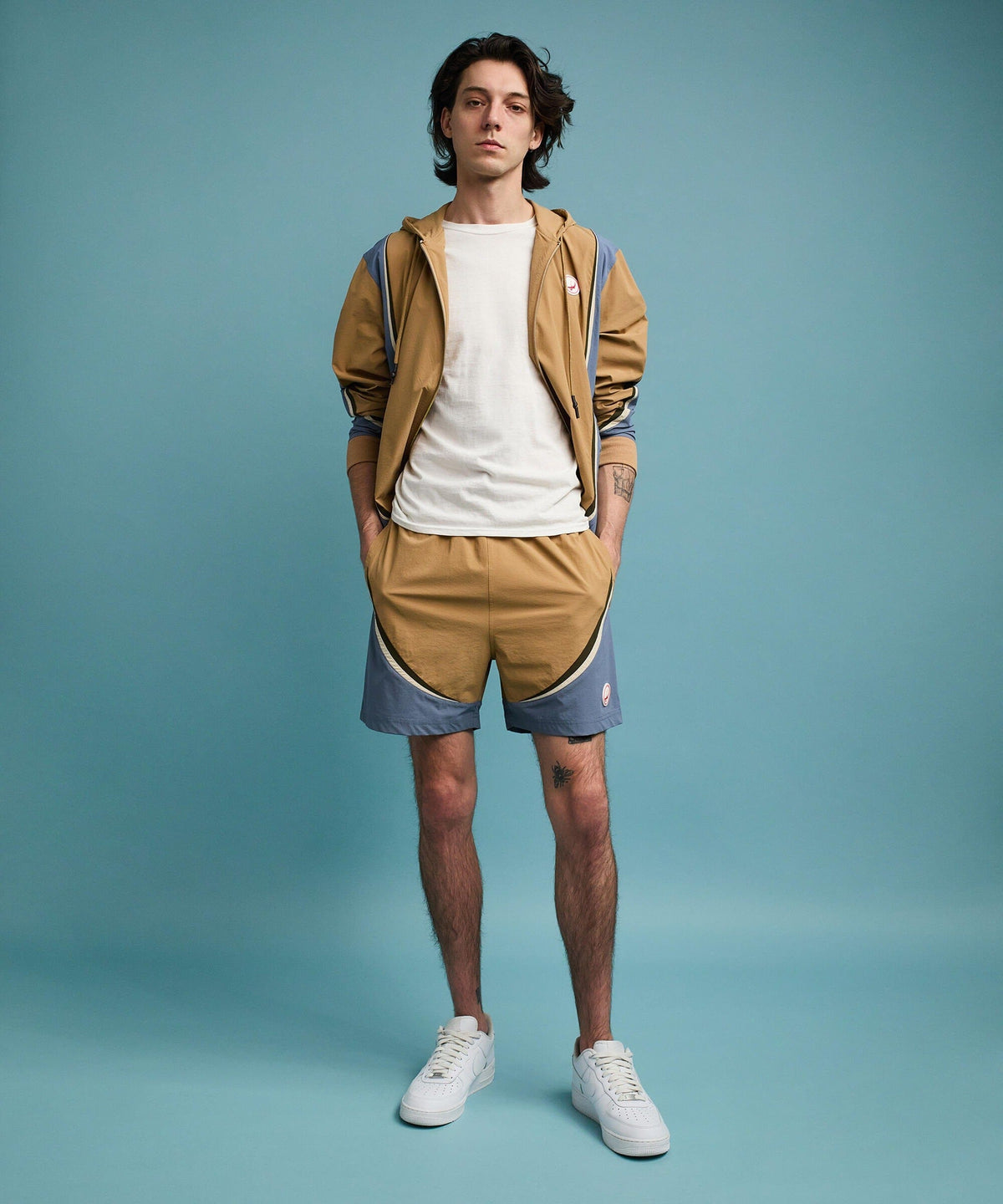 Reason Clothing Recommended | Tiebreaker ZIP Up Hoodie - Khaki