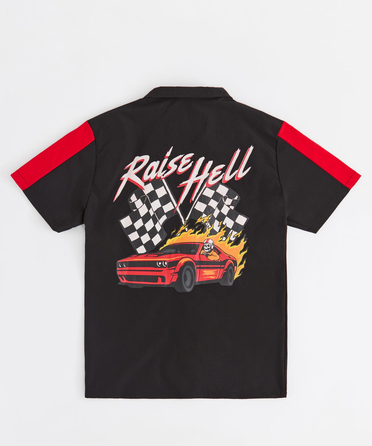 Reason Clothing Quality | Plus Size Dodge Mechanics Shirts - Black