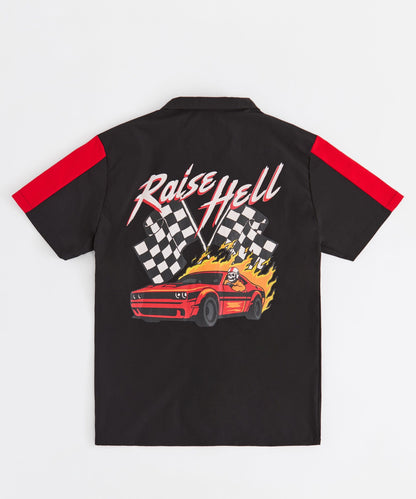 Reason Clothing Quality | Plus Size Dodge Mechanics Shirts - Black