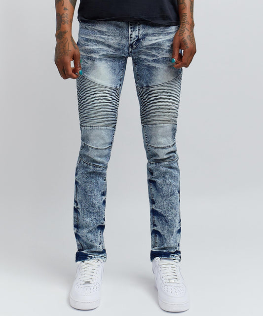 Reason Clothing Featured | Plus Size Wright Denim Jeans - Blue